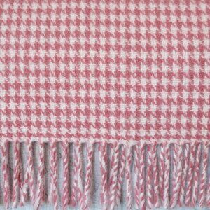 Sezane - Seraphine Scarf - Rosewood Houndstooth